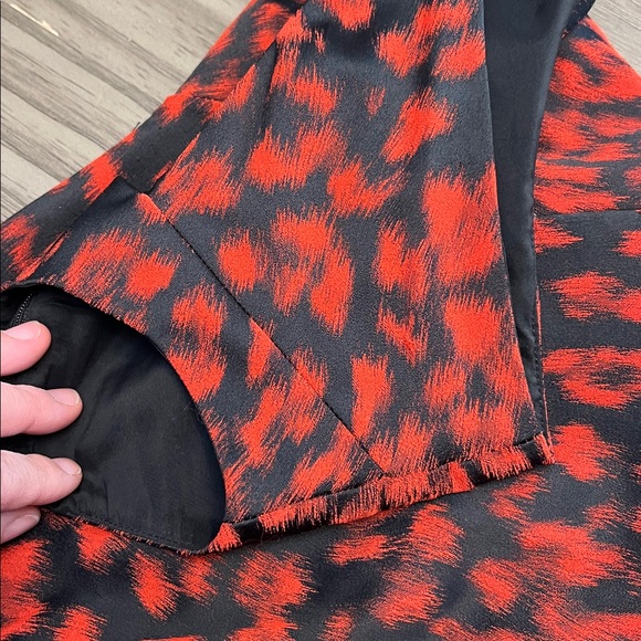 VERSACE COLLECTION RED CUT-OUT SHEETH DRESS - Picture 15 of 16